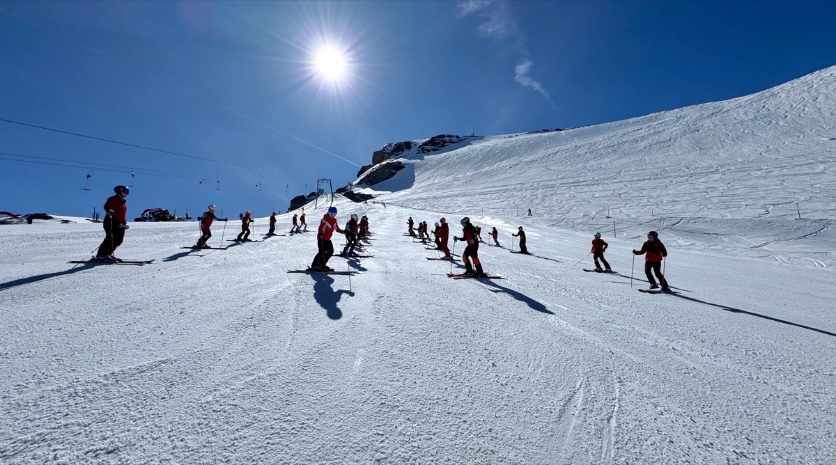 Die RG Albis auf der Piste in Engelberg